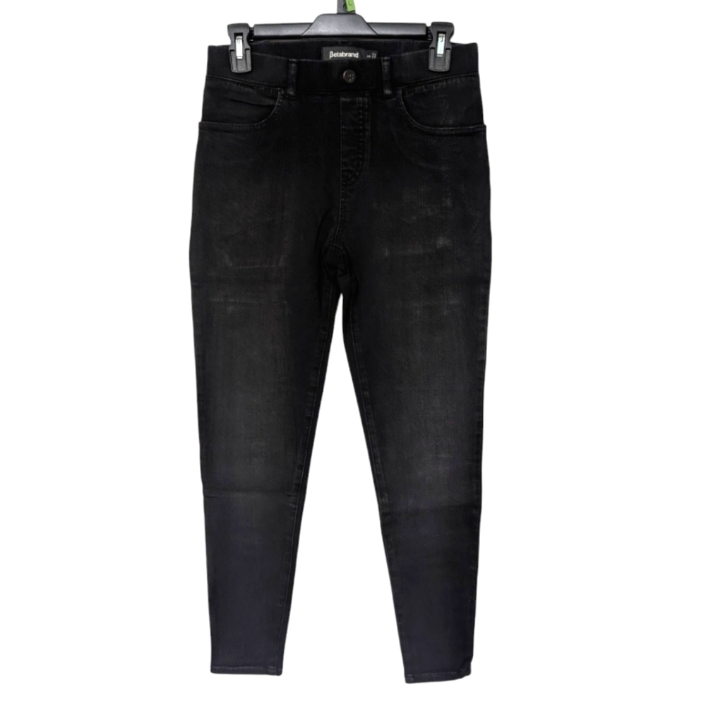 Betabrand Black 4 Pocket Skinny Leg Yoga Denim Jegging Jeans Small NWOT